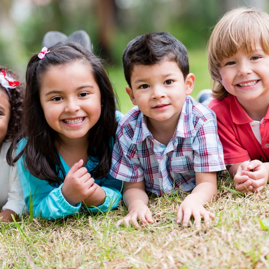 Bigstock Happy Group Of Kids Playing At 49977170