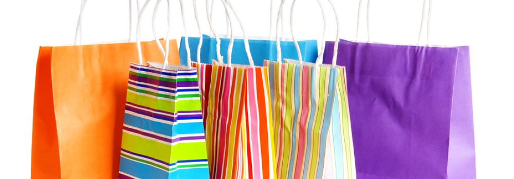 Shopping Bags Isolated On The White Background
